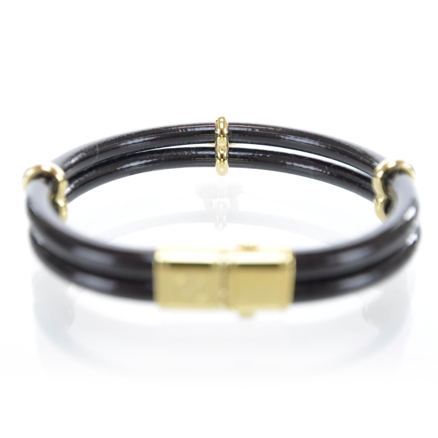 Louis Vuitton Vernis Keep it Twice Leather Bracelet 2 of 6