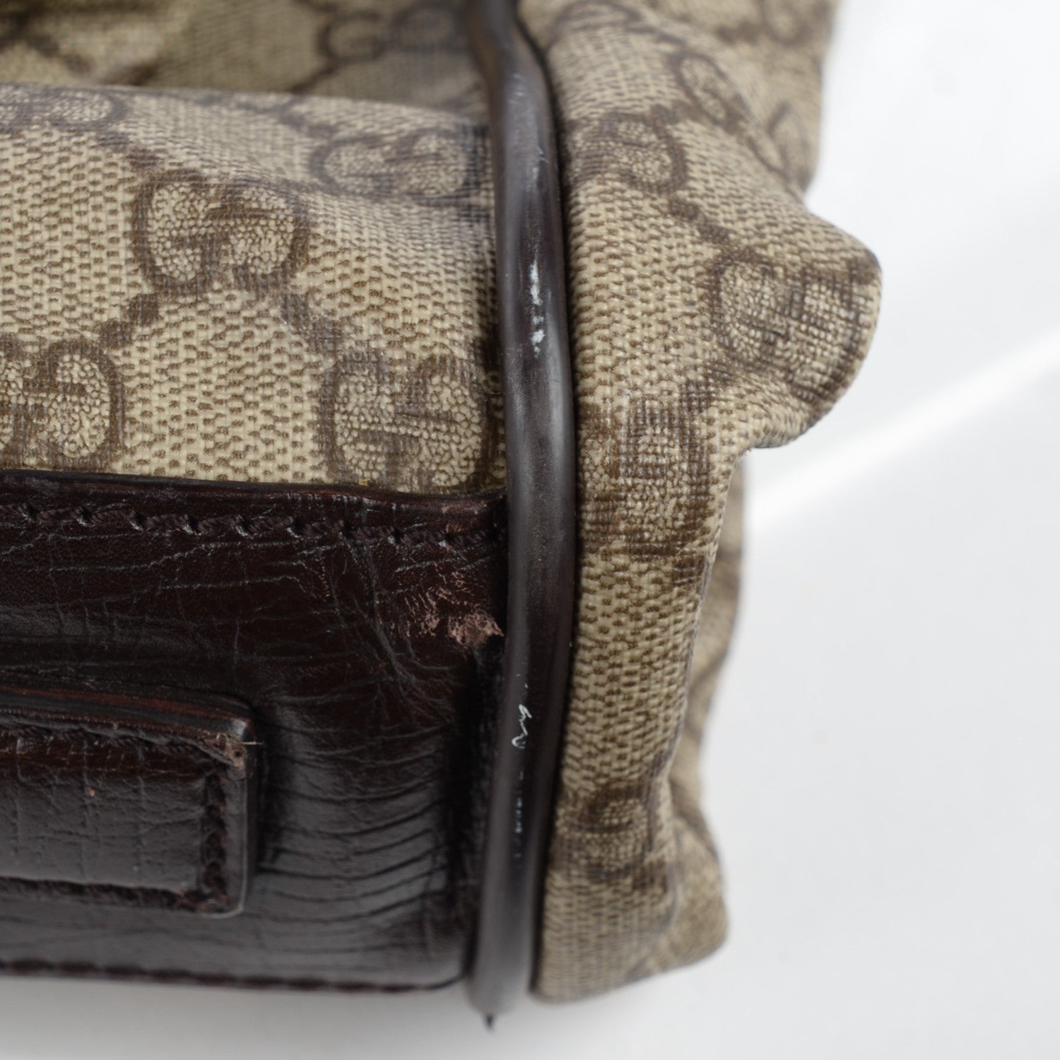 Gucci Monogram GG Plus Large Garment Bag Dark Brown 10 of 10