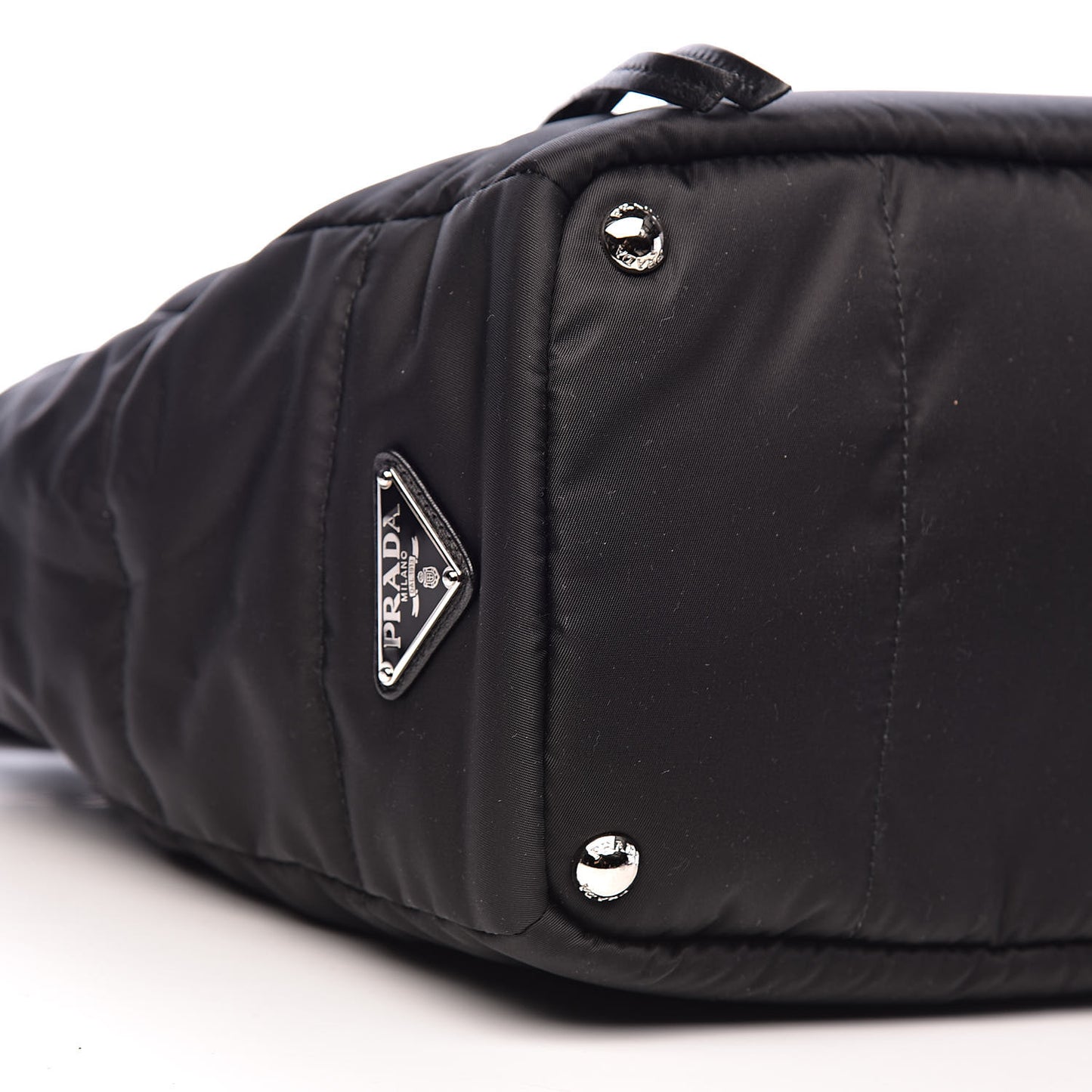 Tessuto Nylon Bomber Tote Black