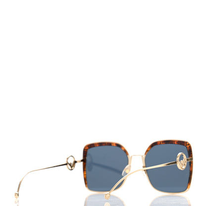 Fendi Metal Acetate F is Fendi Square Sunglasses FF 0294/S Gold 4 of 7