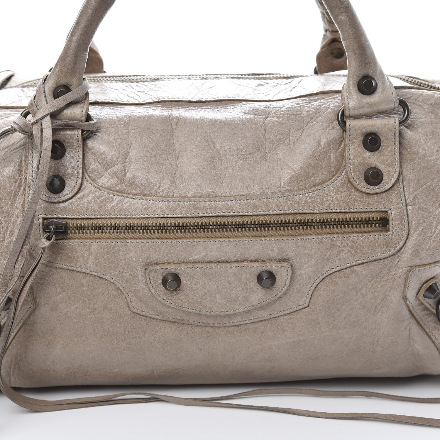 Balenciaga Agneau Classic Hardware Twiggy Taupe 8 of 17