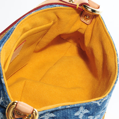 Louis Vuitton Monogram Denim Mini Pleaty Blue 6 of 8