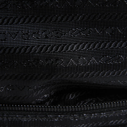 Prada Nylon Vela Medium Backpack Black 2 of 10