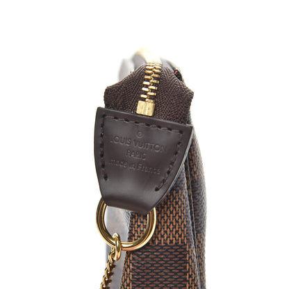 Louis Vuitton Damier Ebene Mini Pochette Accessories 7 of 9