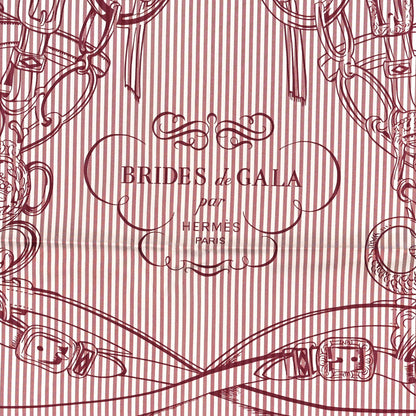 Hermes Silk Carre Eyeliner Brides De Gala Scarf 90 2 of 3