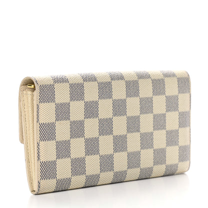 Louis Vuitton Damier Azur Sarah Wallet 3 of 12