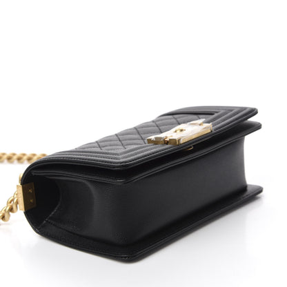Chanel Caviar Quilted Small Boy Flap Black 3 of 10