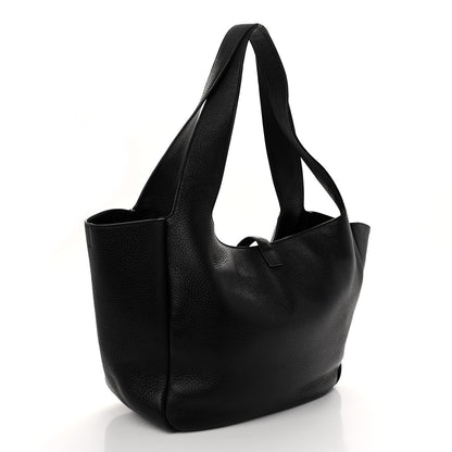 Saint Laurent Grained Deerskin Bea Tote Black 3 of 9