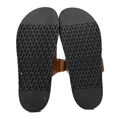 Hermes Calfskin Mens Chypre Sandals 42 Naturel 5 of 9