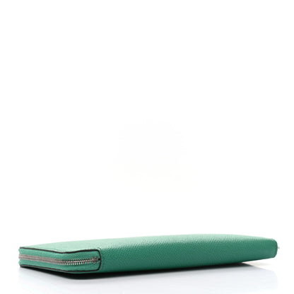 Hermes Epsom Silk'In Wallet Vert Jade 4 of 9