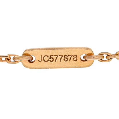 Van Cleef & Arpels 18K Rose Gold Carnelian Sweet Alhambra Bracelet 4 of 5