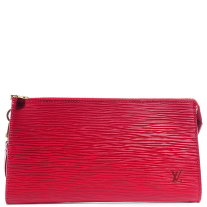 Louis Vuitton Epi Pochette Accessories 24 Rouge 1 of 7