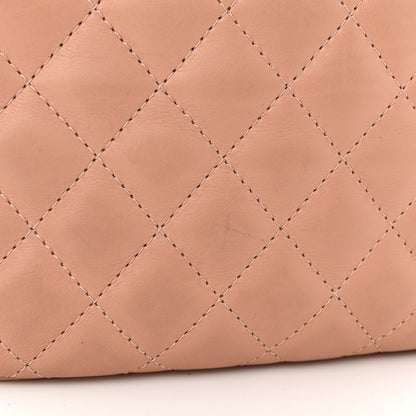 Chanel Calfskin Quilted CC Small Vanity Case Beige 12 of 12