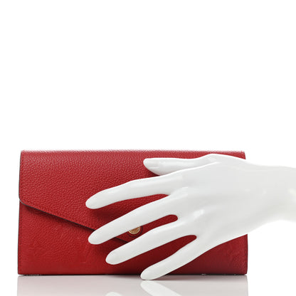 Louis Vuitton Empreinte Sarah Wallet NM Cherry 2 of 7