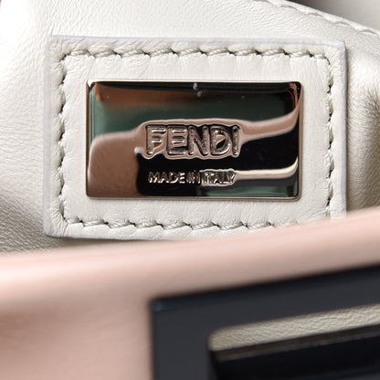 Fendi Nappa Colorblock Mini Peekaboo Iconic Satchel Soap Amazzonia Opal 5 of 9