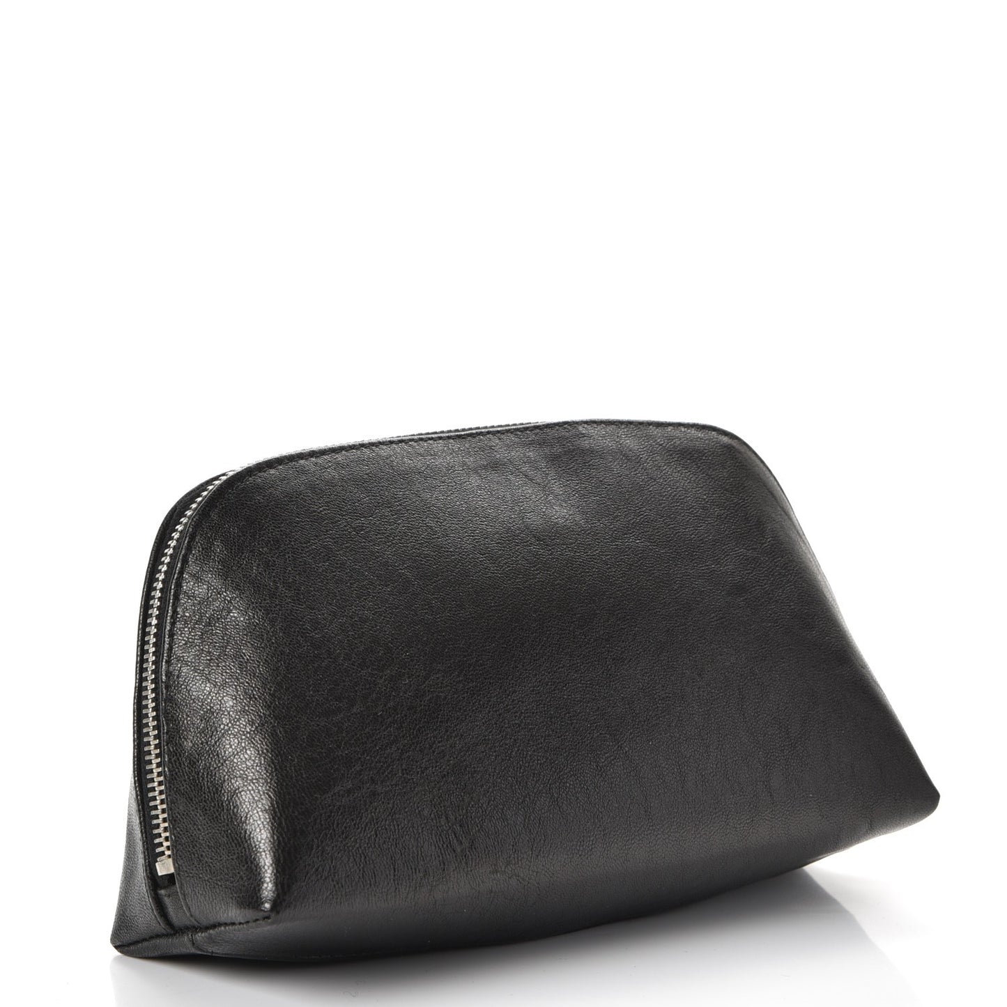 Calfskin Vanity Cosmetic Case Black