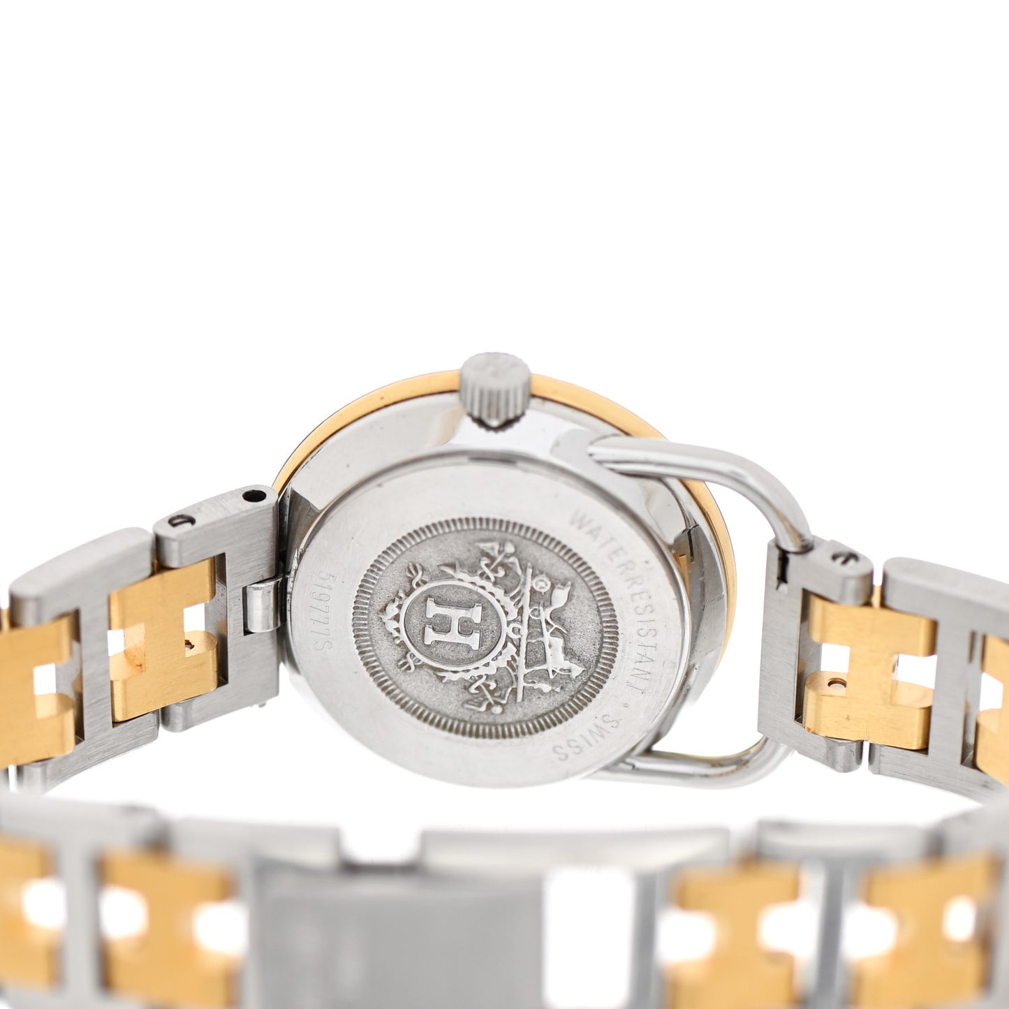 Stainless Steel 25mm Arceau Clipper Quartz Watch Gold