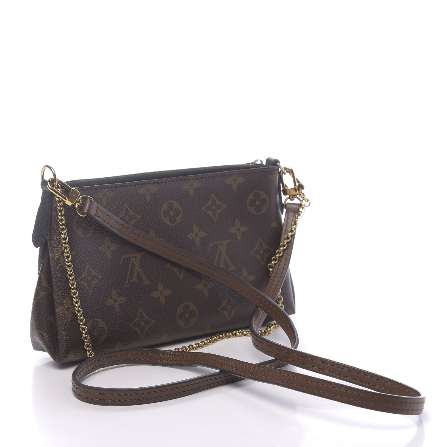 Louis Vuitton Monogram Pallas Clutch Black 3 of 13