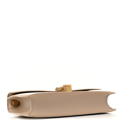 Saint Laurent Smooth Calfskin Le Carre Satchel Dark Beige 4 of 13