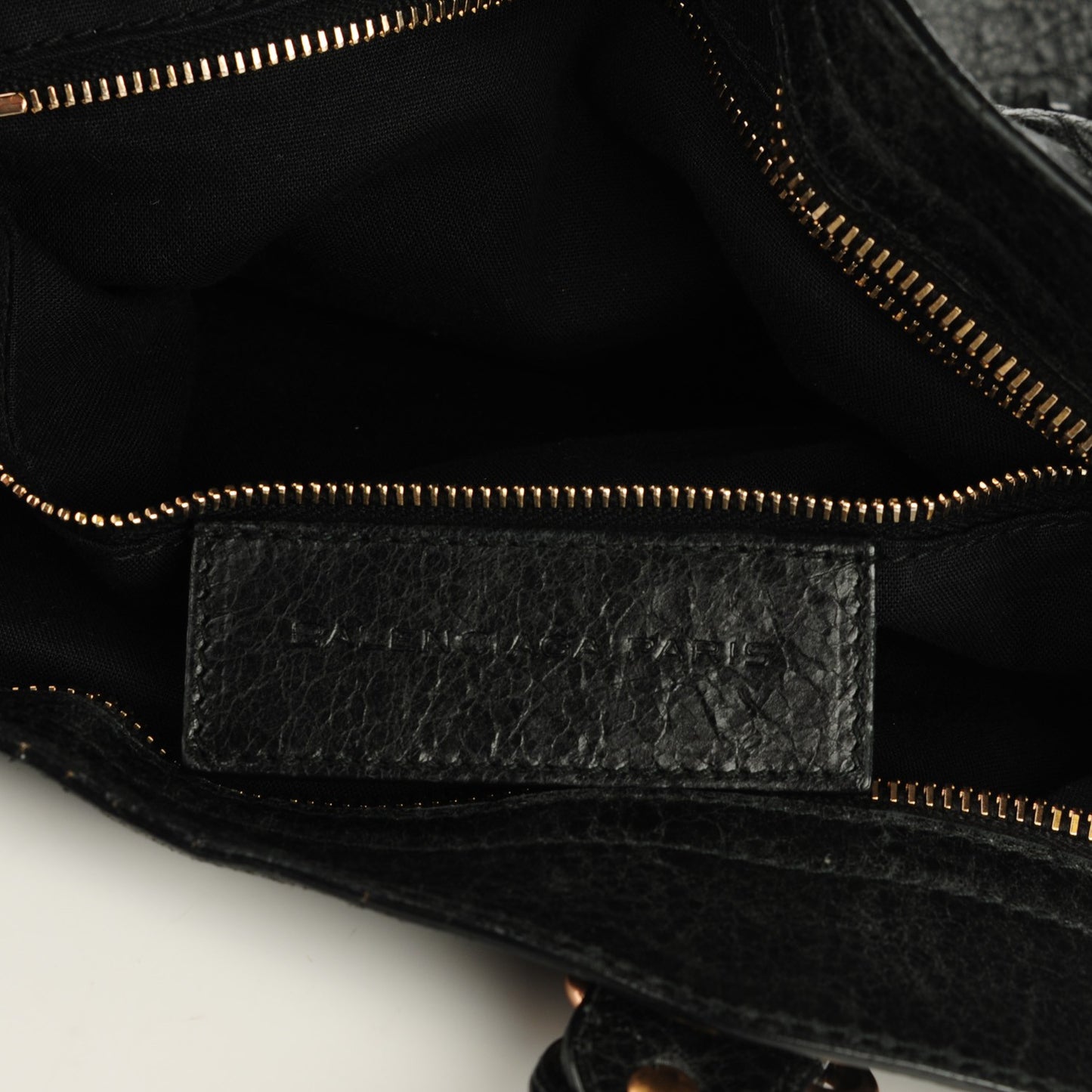 Agneau Giant 12 Rose Gold Hardware City Black