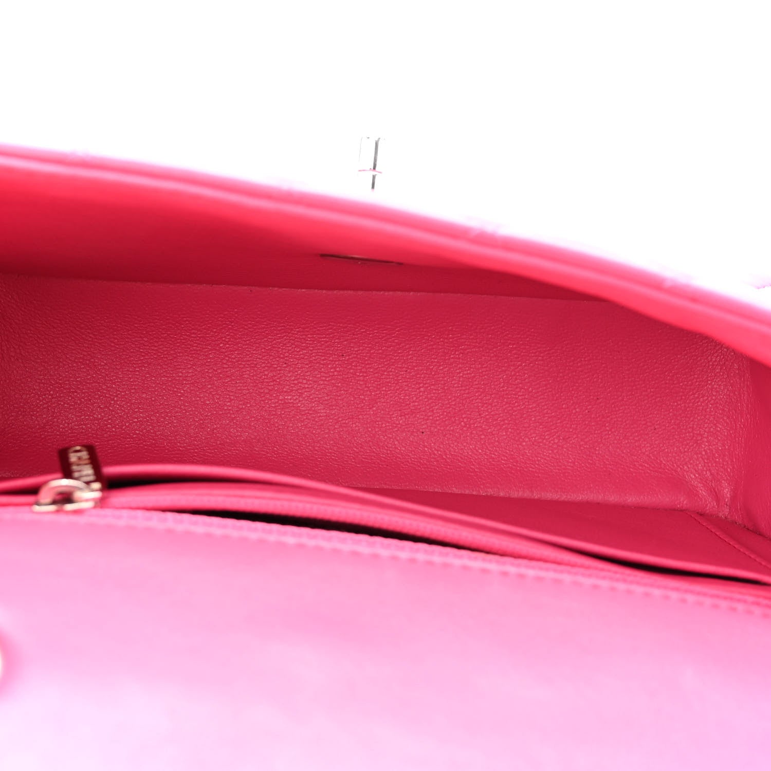 Chanel Lambskin Quilted Mini Rectangular Flap Fuchsia 5 of 10