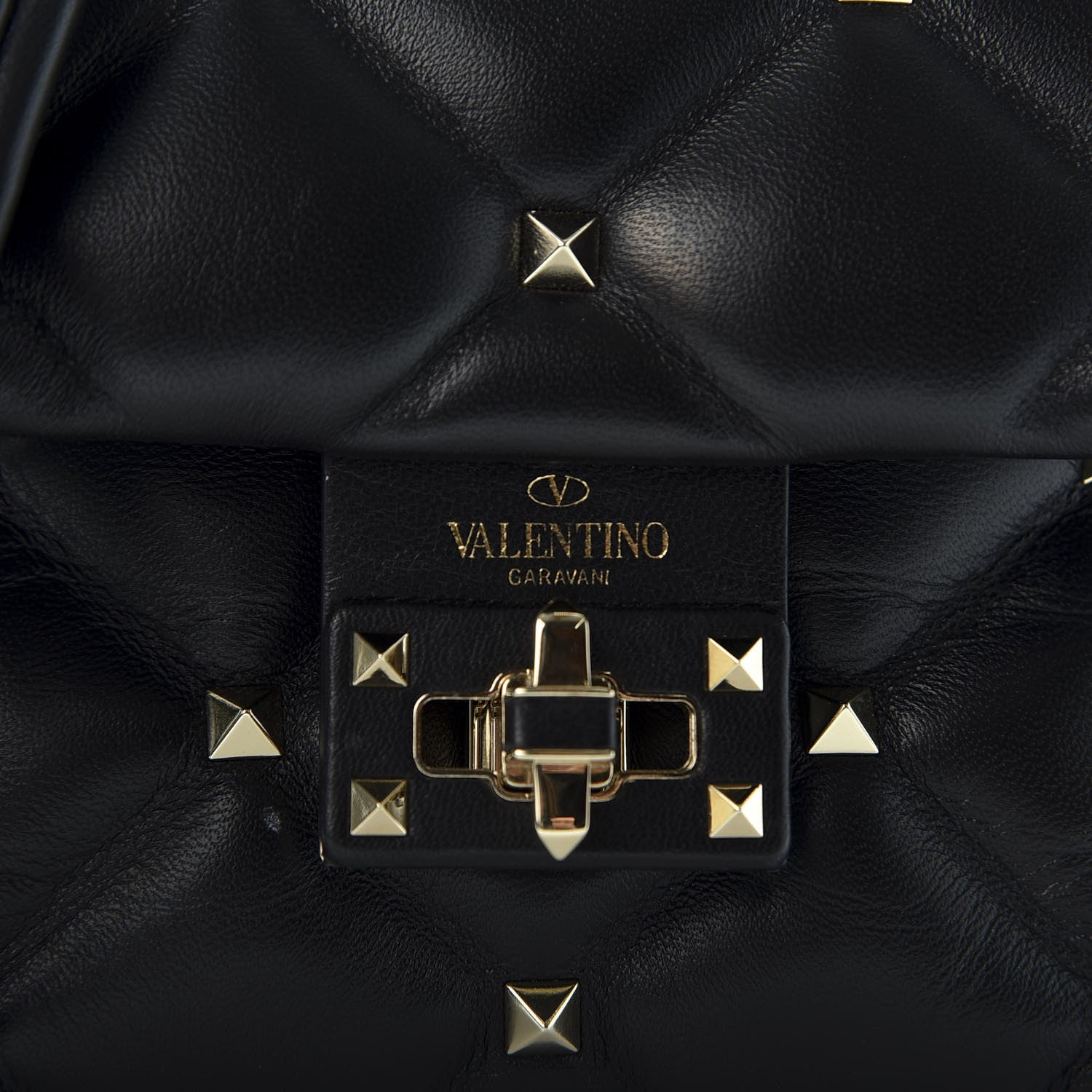 Valentino Garavani Nappa Mini Candystud Top Handle Bag Black 9 of 9