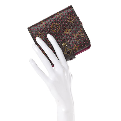 Louis Vuitton Monogram Perforated Compact Zipped Wallet Fuchsia 2 of 7