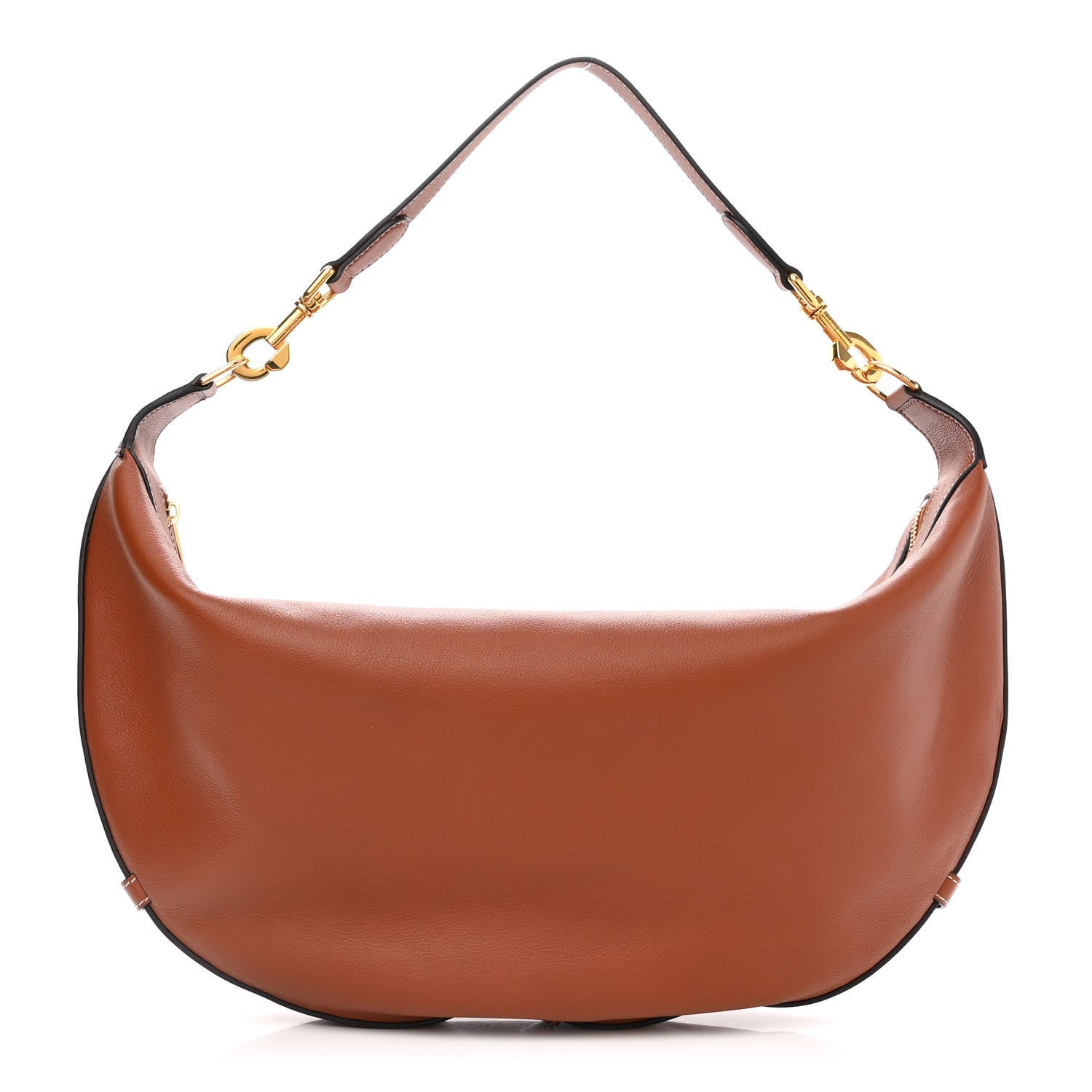 Celine Supple Calfskin Medium Strap Leandre Shoulder Bag Brown 1 of 12