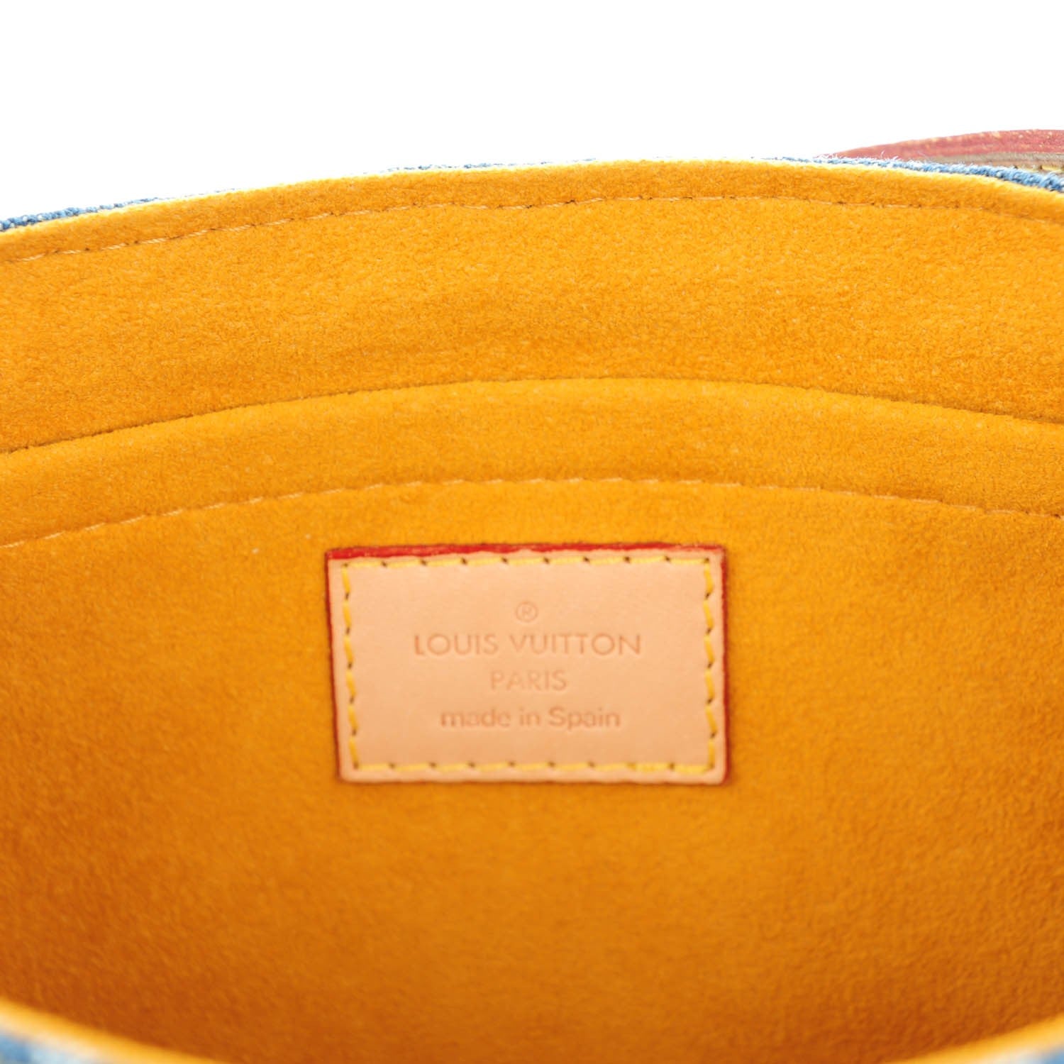 Louis Vuitton Monogram Denim Mini Pleaty Blue 6 of 7