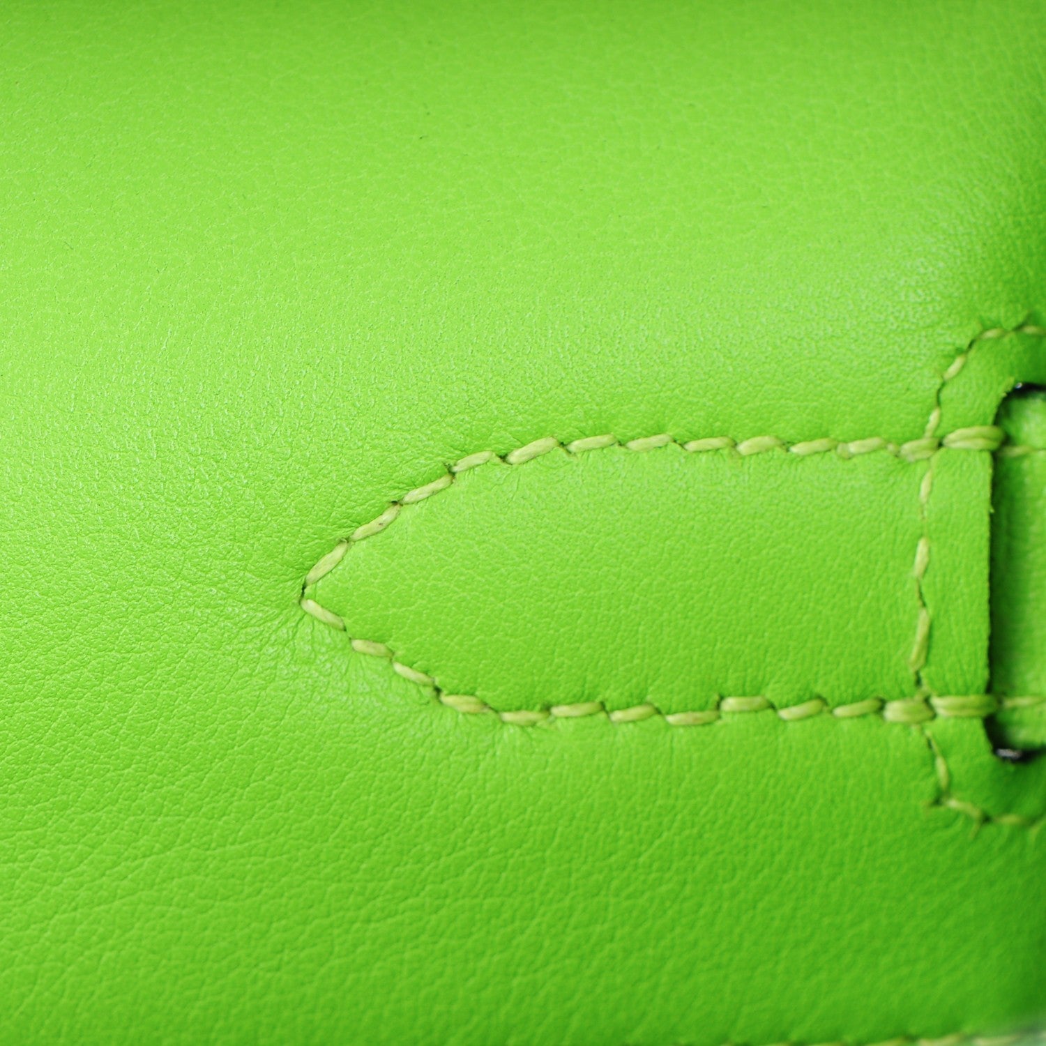 Hermes Veau Gulliver Kelly Retourne 32 Vert Cru 18 of 27