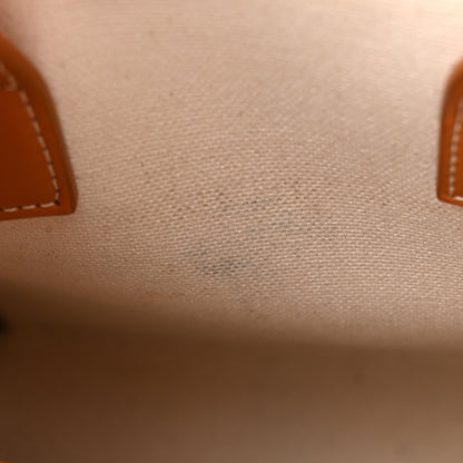 Celine Canvas Calfskin Mini Vertical Cabas Natural Tan 10 of 10