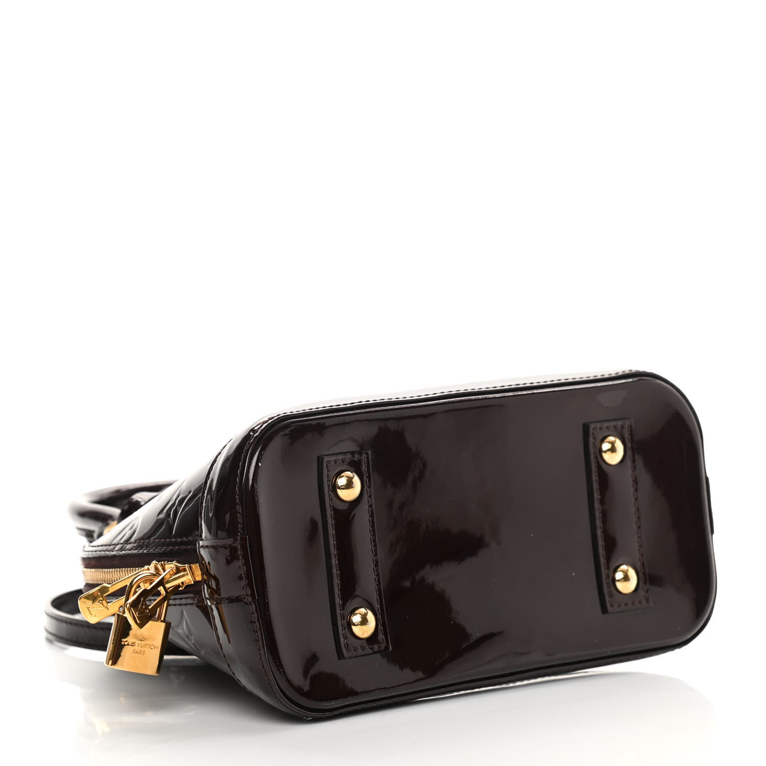 Louis Vuitton Vernis Alma BB Amarante 4 of 13