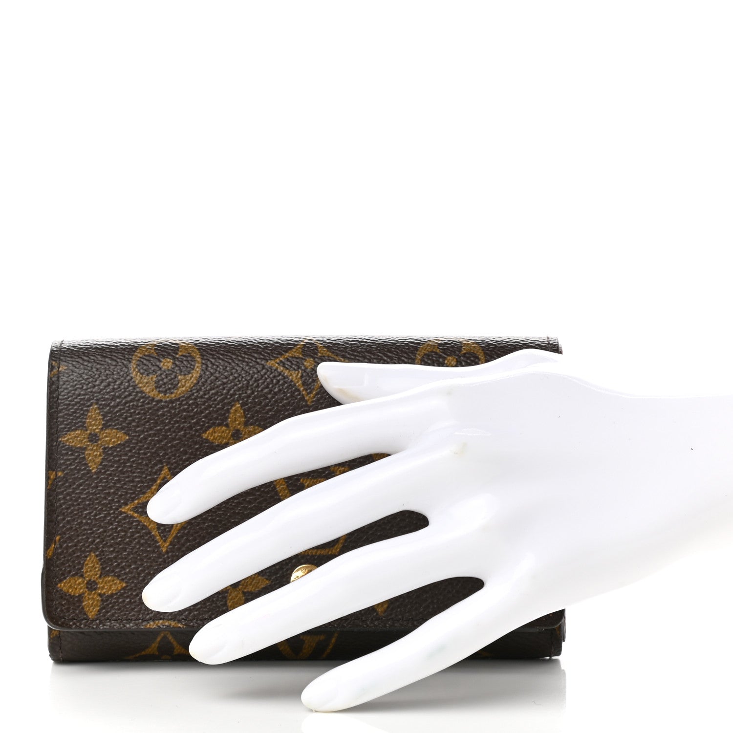 Louis Vuitton Monogram Porte-Monnaie Tresor Wallet 2 of 8