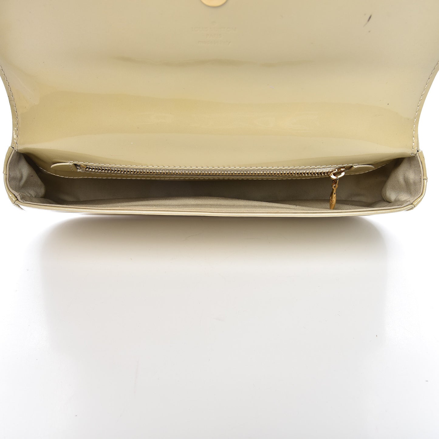 Patent Sobe Clutch Blanc Corail