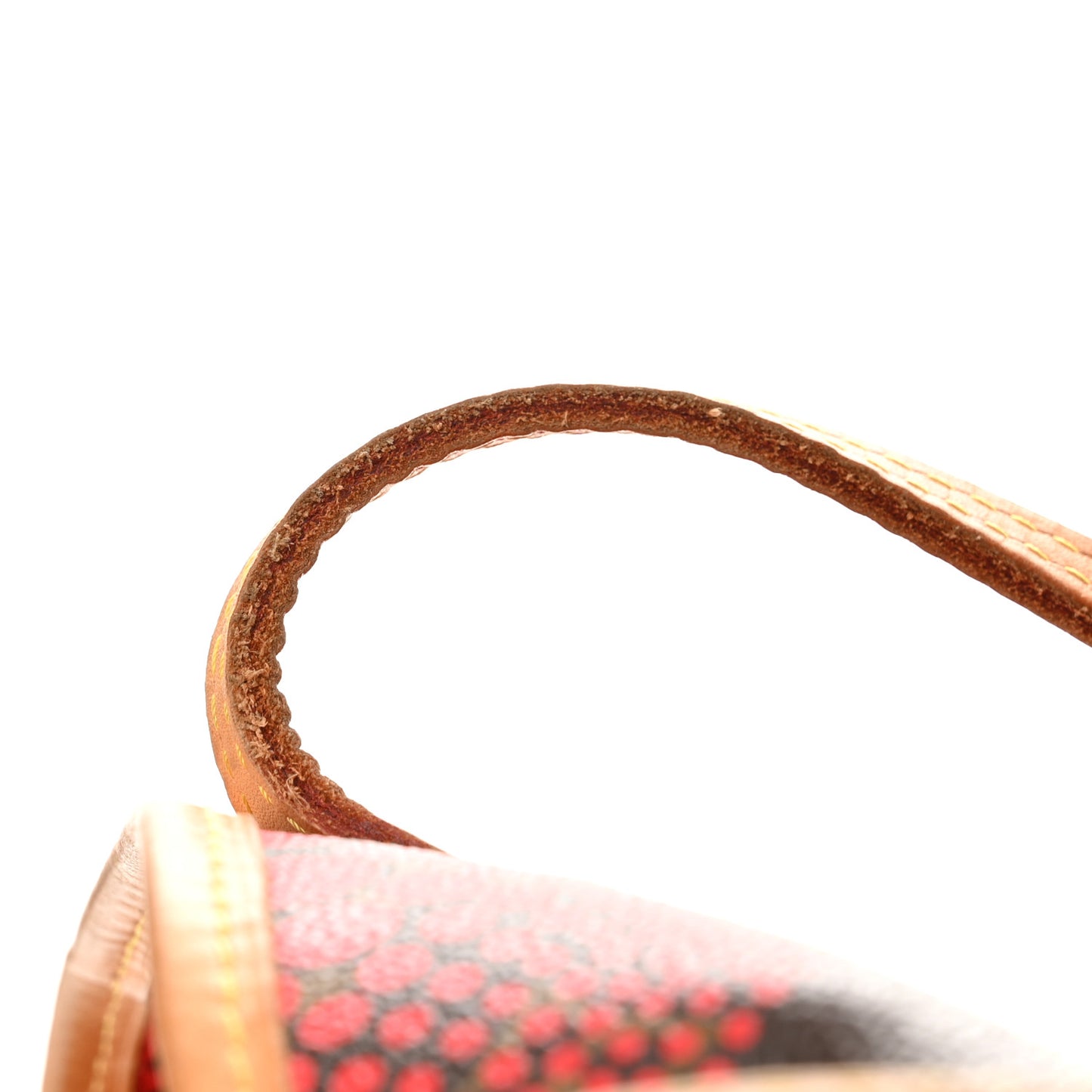 Monogram Kusama Waves Neverfull MM Red