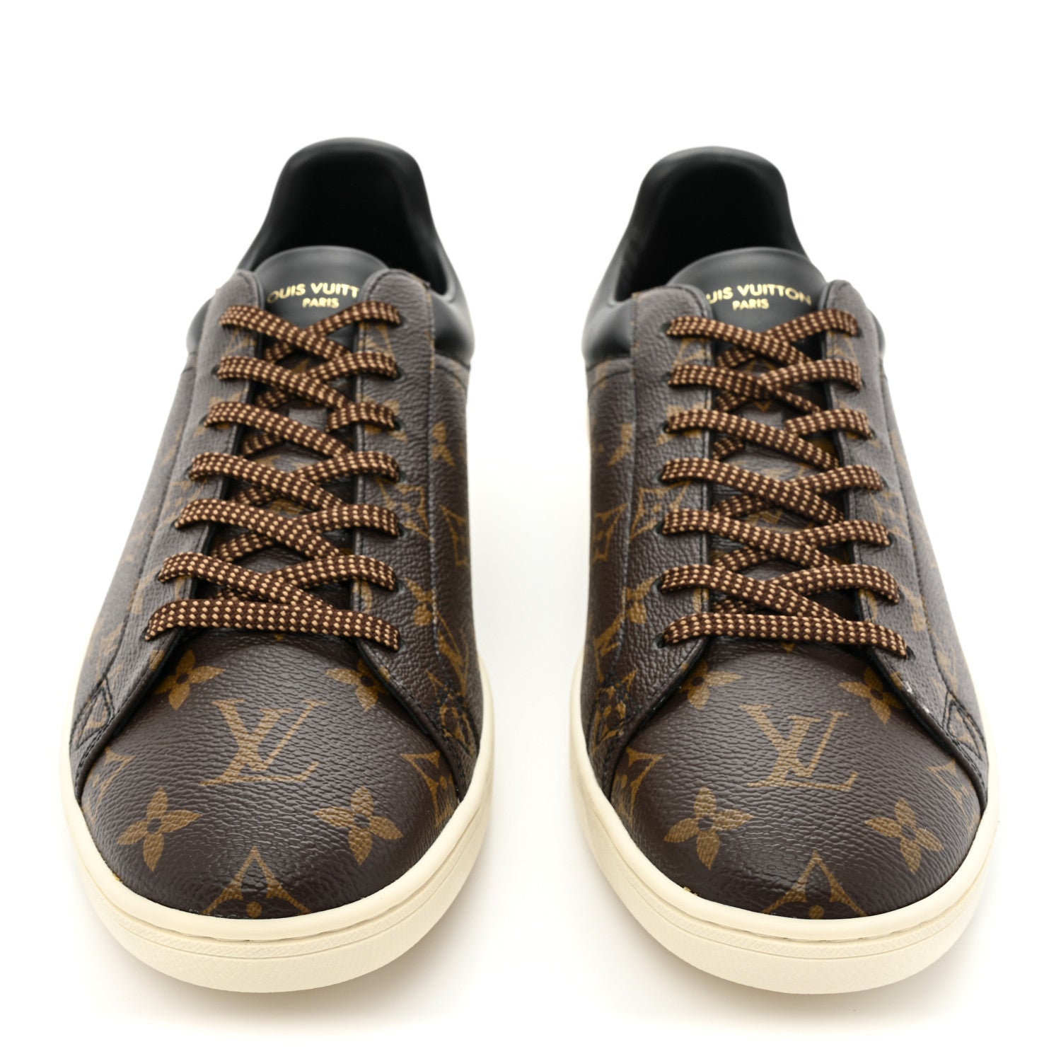 Louis Vuitton Calfskin Monogram Mens Luxembourg Sneakers 9.5 2 of 15