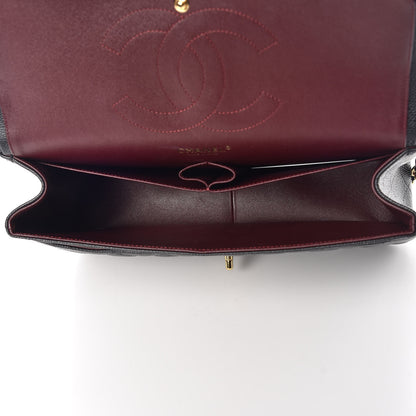 Chanel Caviar Quilted Jumbo Double Flap Black 5 of 13