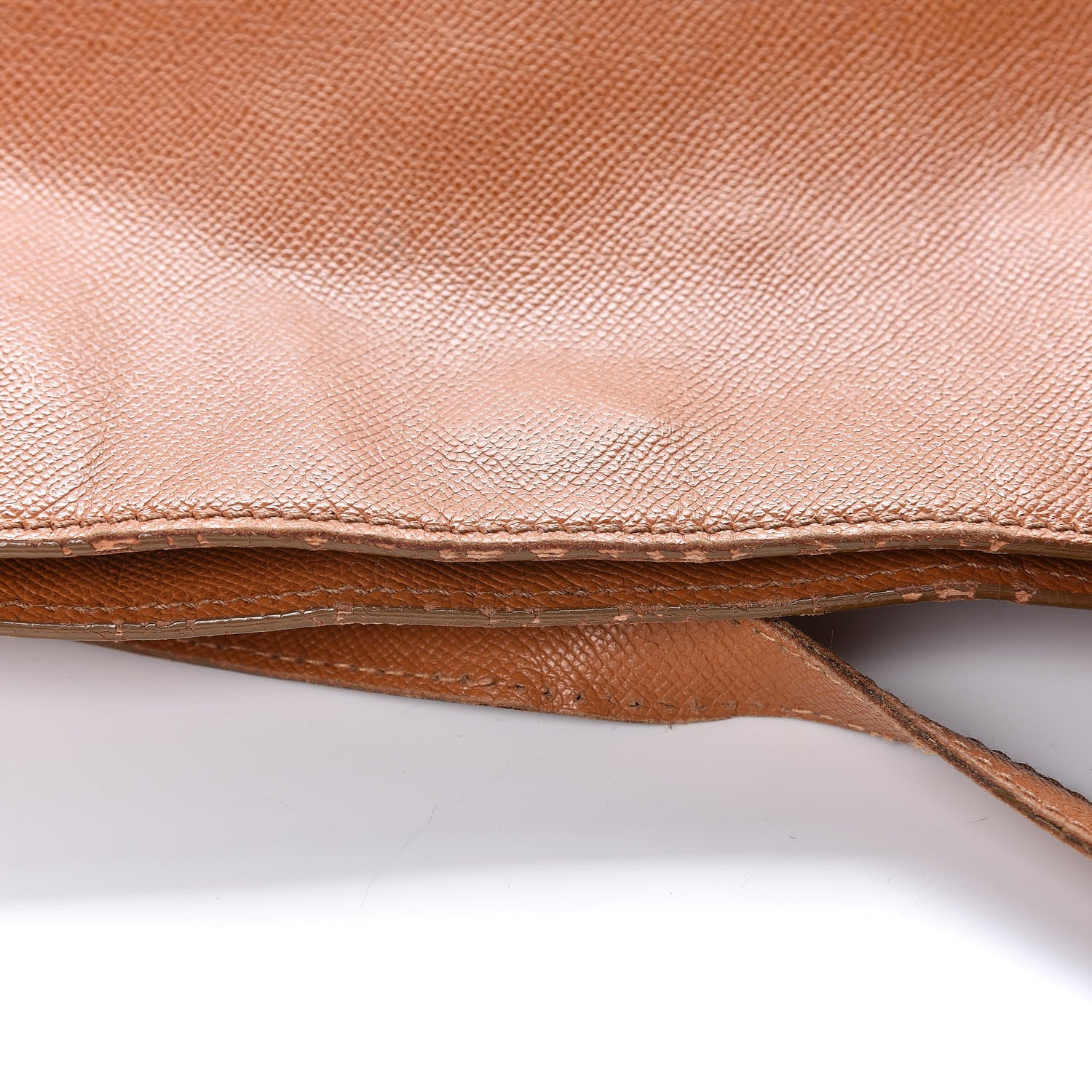 Chanel Grained Calfskin Logo Tote Brown 13 of 33