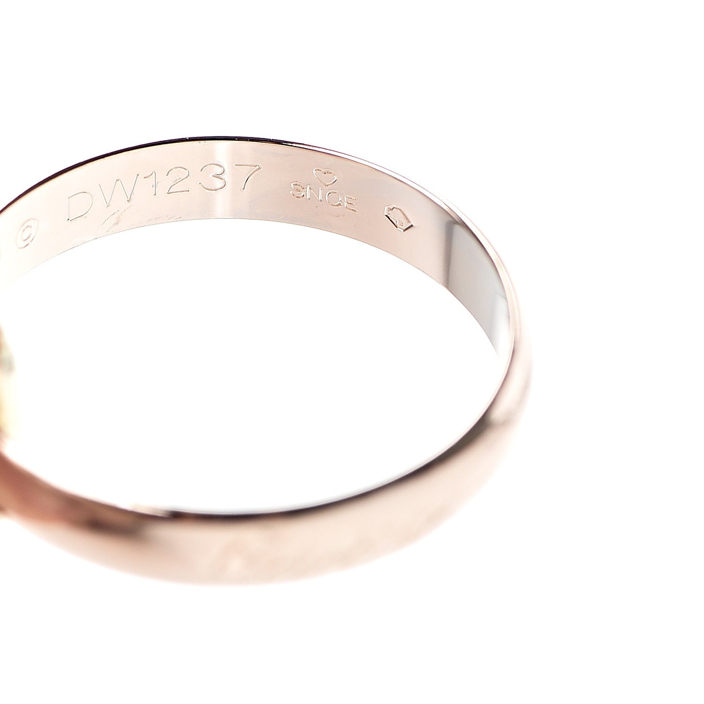 18K Pink Yellow White Gold Classic Trinity Ring 50 5.25
