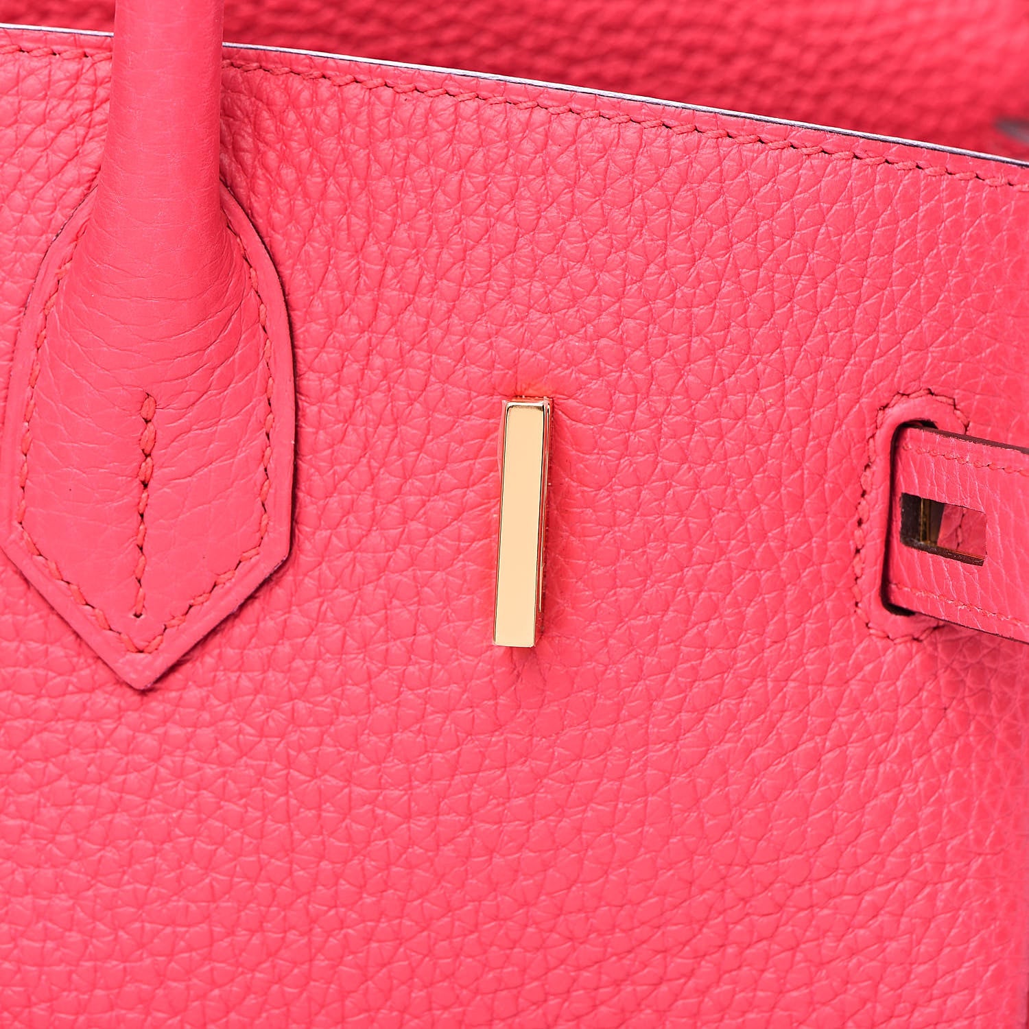 Hermes Taurillon Clemence Birkin 30 Rose Extreme 11 of 29