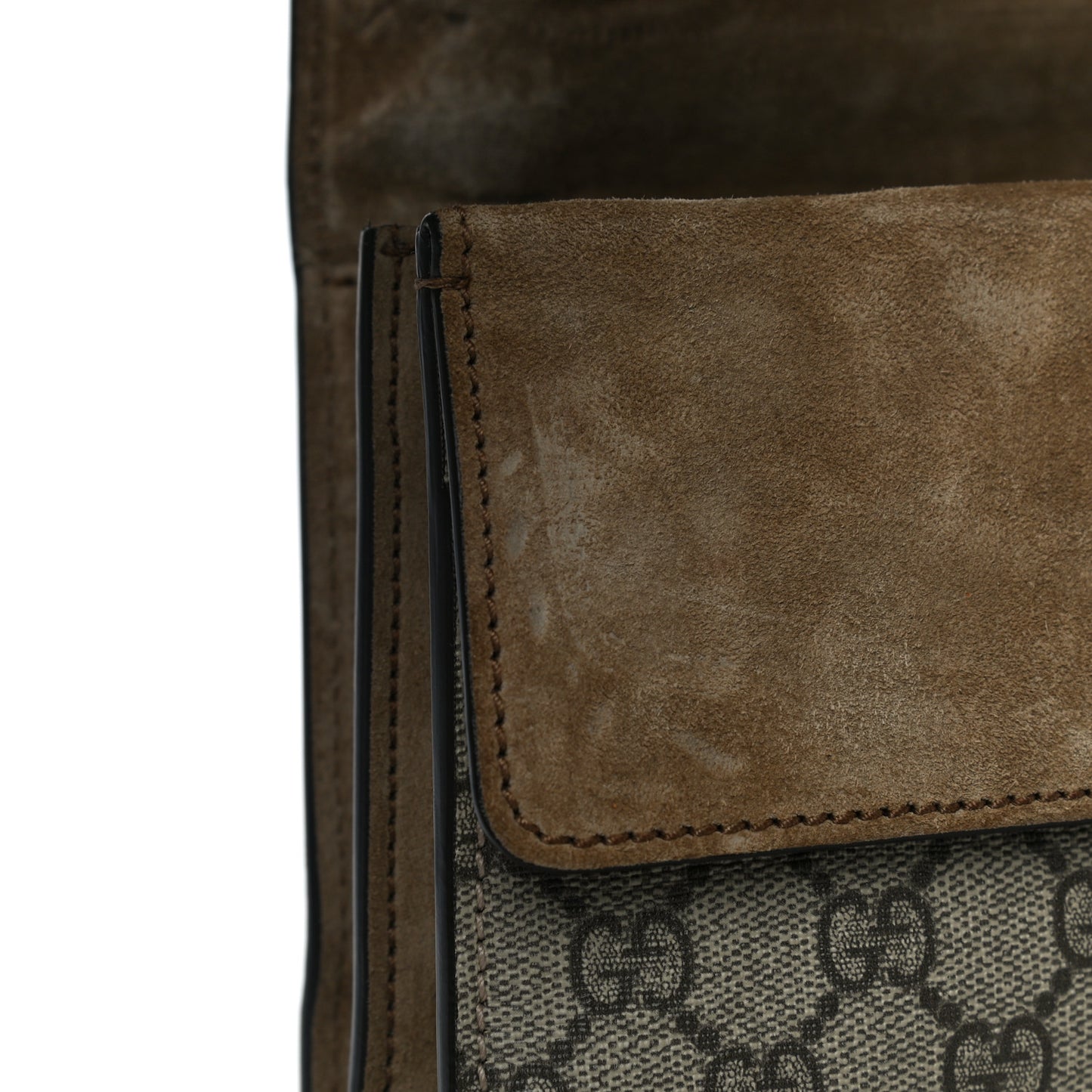 GG Supreme Monogram Small Dionysus Shoulder Bag Taupe