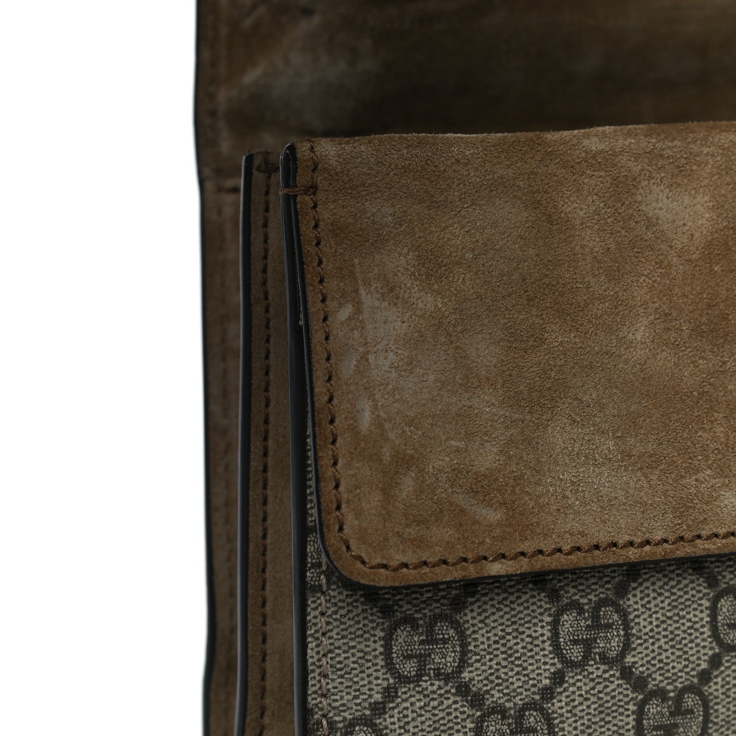 Gucci GG Supreme Monogram Small Dionysus Shoulder Bag Taupe 15 of 17