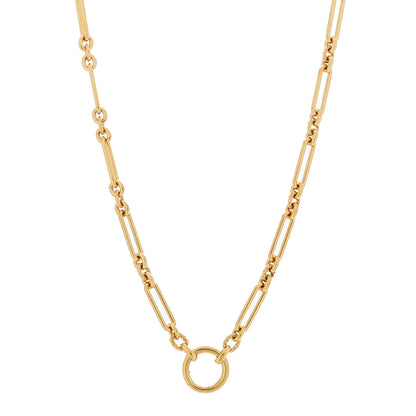 David Yurman 18K Yellow Gold 4.5mm Lexington Chain Necklace 1 of 6