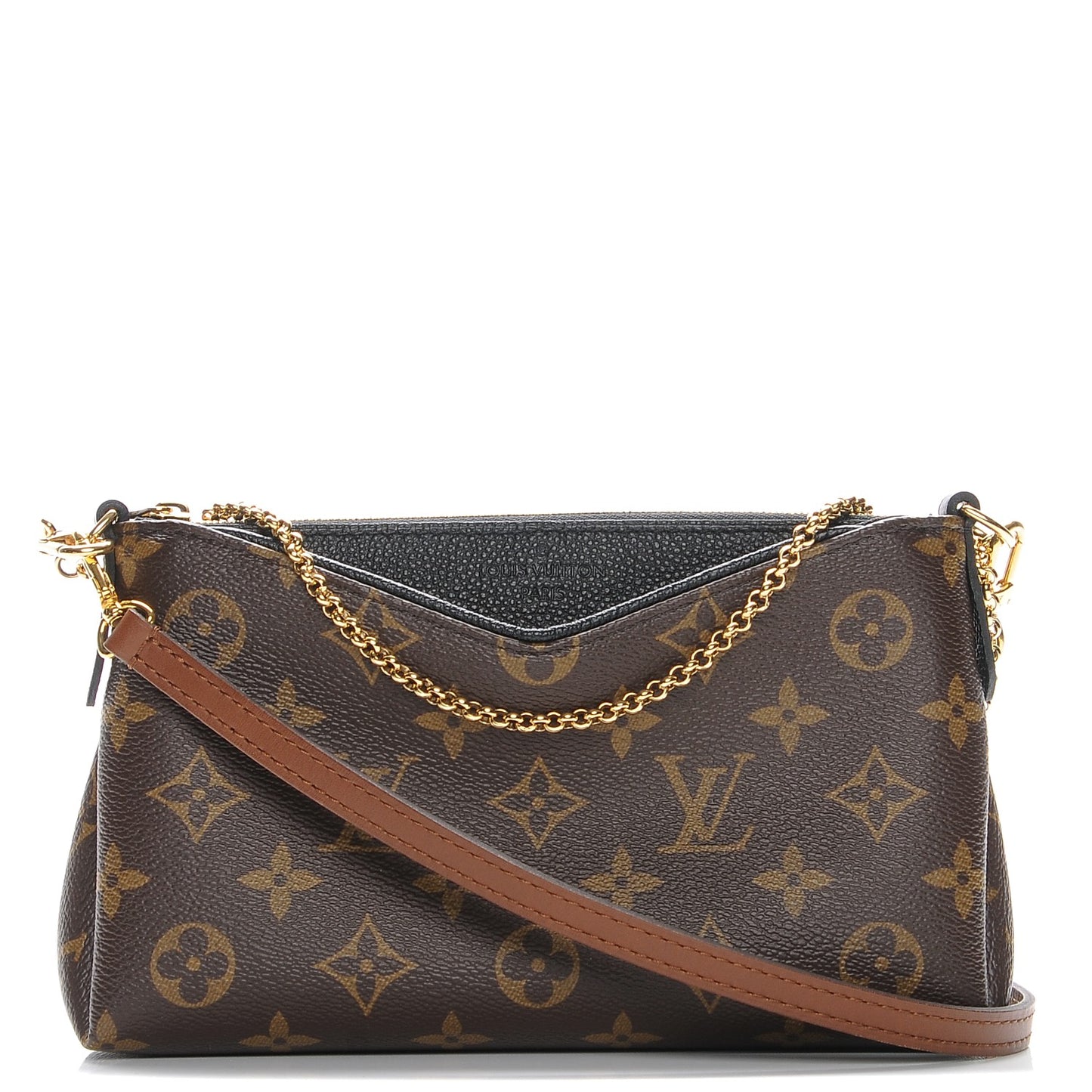 Monogram Pallas Clutch Black
