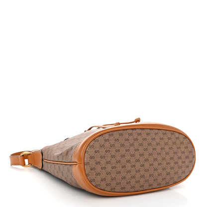 Gucci X DISNEY Mini Vintage GG Supreme Monogram Bucket Bag Beige Vintage Sun Oil 4 of 12