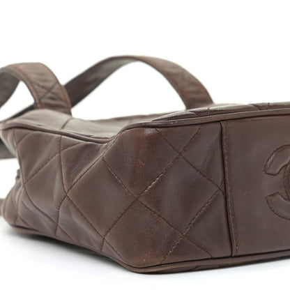 Chanel Lambskin Quilted Shoulder Bag Brown 5 of 27