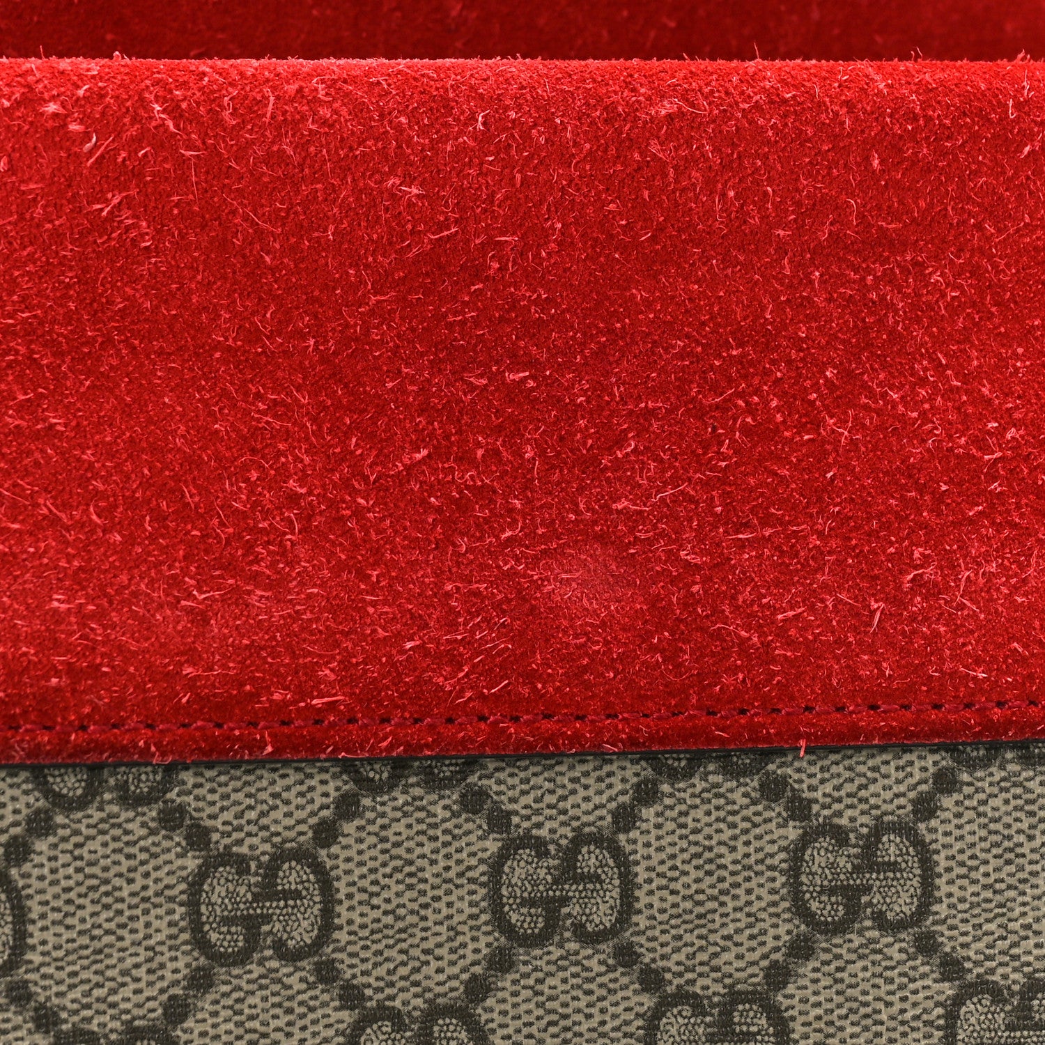 Gucci GG Supreme Monogram Mini Dionysus Shoulder Bag Hibiscus Red 11 of 14