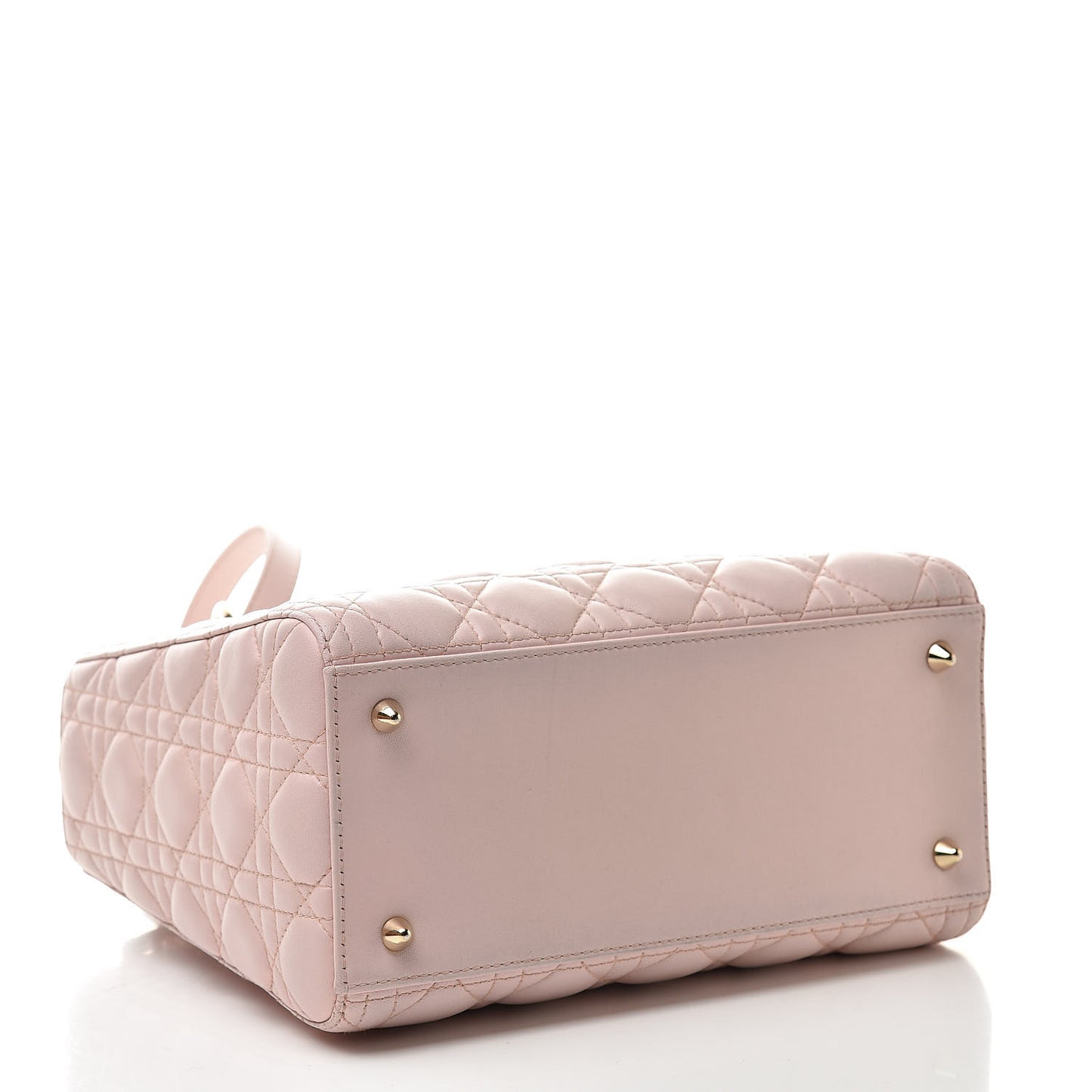 Lambskin Cannage Medium Lady Dior Light Pink