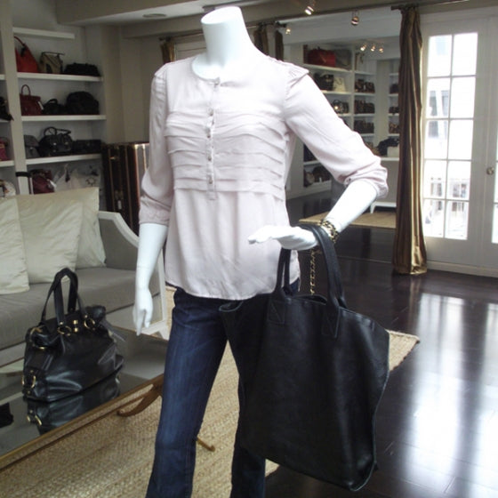 Bottega Veneta Leather Large Shopping Tote Nero 2 of 10