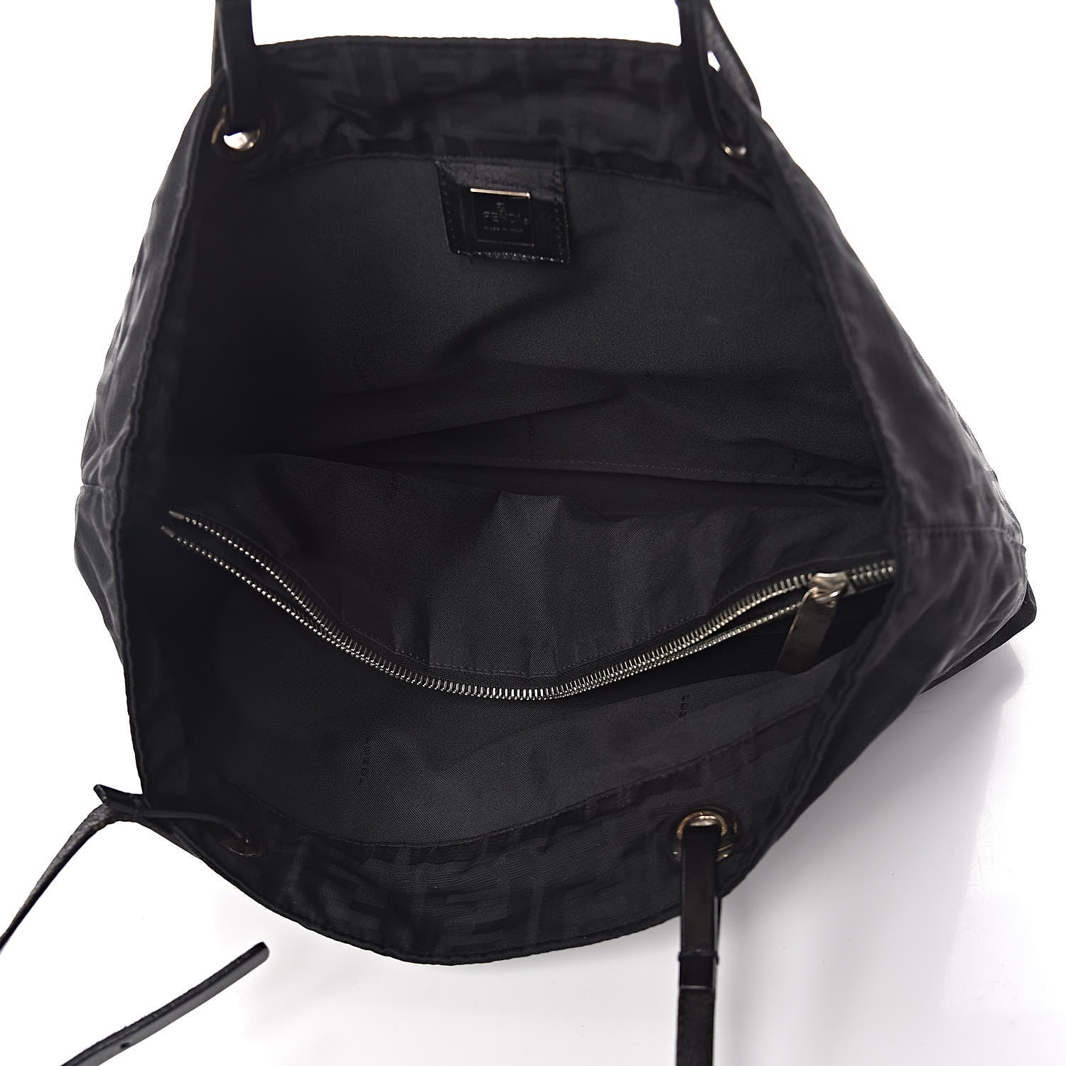 Fendi Zucca Tote Black 5 of 10